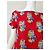Top Miu Miu Seda Rojo Estampado Floral Blanco Roja Azul Gris Amarillo - vista 2