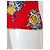 Top Miu Miu Seda Rojo Estampado Floral Blanco Roja Azul Gris Amarillo - vista 7