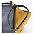 Céline Celine Trapeze Small 2-Way Schultertasche aus Leder Braun Gelb Marineblau - Ansicht 3