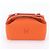 Hermès Hermes Bride à Black GM Pouch Orange