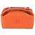 Hermès Hermes Bride à Black GM Pouch Laranja