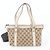 Borsa Tote Gucci GG Canvas Leather Marrone Crudo