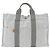 Hermès New Fourre-Tout MM Leder Tote Bag Schwarz Weiß
