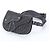 Borsa a tracolla Christian Dior Oblique Saddle in pelle Nero