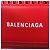 Borsa Balenciaga Bistro XS Basket in pelle Rosso - vista 9