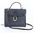 Borsa a tracolla 2-Way in pelle Christian Dior Trotter Blu navy