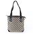 Borsa Tote Gucci in tela GG e pelle Marrone Nero - vista 3