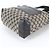 Borsa Tote Gucci in tela GG e pelle Marrone Nero - vista 4