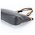 Gucci 002 1135 Leder Tote Bag Braun Schwarz - Ansicht 4