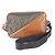 Borsa a tracolla Fendi Zucca in pelle Marrone Nero
