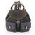 Gucci Bamboo 003 58 0016 Leder 2-Way Rucksack/Schultertasche Marineblau