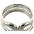 Autre Marque Bague Tiffany Open Teardrop Argenté - vue 3