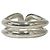 Autre Marque Bague Tiffany Open Teardrop Argenté - vue 6