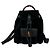 Zaino GUCCI Old Bamboo in pelle scamosciata Nero