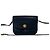 Céline Celine Vintage Starball Logo Hardware Leder Mini Schultertasche Marineblau