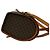 Céline Celine Vintage Macadam Blazon Pattern Mini Boston Tasche aus Leder Braun - Ansicht 6