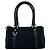 Mini Bolsa Boston Gucci em Lona e Couro Preto