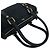 Mini Bolsa Boston Gucci em Lona e Couro Preto - vista 4