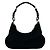 Bolsa semi-one shoulder em nylon Tessuto Pocono e couro com logo triângulo PRADA Preto - vista 3