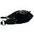 Bolsa semi-one shoulder em nylon Tessuto Pocono e couro com logo triângulo PRADA Preto - vista 5