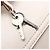 Borsa a tracolla 2-Way Miu Miu Vivant in pelle Nappa Bianco - vista 11