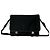 Bolso de hombro Prada en nylon Tessuto Pocono y cuero Saffiano con logo triangular Negro
