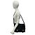 Bolso de hombro Prada en nylon Tessuto Pocono y cuero Saffiano con logo triangular Negro - vista 2