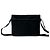 Bolso de hombro Prada en nylon Tessuto Pocono y cuero Saffiano con logo triangular Negro - vista 3