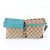Borsa a tracolla/vita 2-way Gucci GG Canvas e pelle Marrone Blu - vista 2