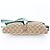 Borsa a tracolla/vita 2-way Gucci GG Canvas e pelle Marrone Blu - vista 7