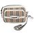 Bolsa de Ombro Burberry Nova Check em Couro e Lona Bege