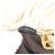 Sac à main cabas Miu Miu en cuir doré - vue 9