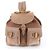 Borsa a tracolla in pelle Gucci Old Bamboo Marrone