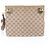 Bolso de hombro Gucci GG Canvas Eclipse de piel Castaño Beige - vista 3
