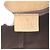 Bolso de hombro Gucci GG Canvas Eclipse de piel Castaño Beige - vista 8
