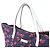 Borsa Tote Gucci Heartbeat All-Over Print Bianco Blu navy - vista 2