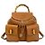 GUCCI Vintage Bamboo Leder-Rucksack Braun