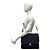 Bolso de hombro Prada en nylon Tessuto Pocono y cuero Saffiano con logo triangular Negro