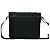 Bolso de hombro Prada en nylon Tessuto Pocono y cuero Saffiano con logo triangular Negro - vista 3