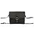 Céline Celine Vintage Macadam Blazon Pattern Triomphe Schultertasche und Beuteltasche aus Leder Braun Schwarz