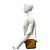 Loewe Vintage Mini-Schultertasche aus Leder mit eingraviertem Anagram-Logo Braun Kamel - Ansicht 2