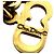 Bracciale con charm a foglia vintage Christian Dior D'oro - vista 3