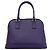 Bolsa Prada em couro Saffiano com logo triângulo Roxo - vista 3