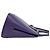 Bolsa Prada em couro Saffiano com logo triângulo Roxo - vista 6