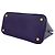 Bolsa Prada em couro Saffiano com logo triângulo Roxo - vista 8
