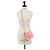 Borsa a tracolla Chanel Mini Matelasse con catena in Rosa - vista 10