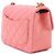 Borsa a tracolla Chanel Mini Matelasse con catena in Rosa - vista 4
