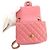Borsa a tracolla Chanel Mini Matelasse con catena in Rosa - vista 7