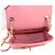 Borsa a tracolla Chanel Mini Matelasse con catena in Rosa - vista 8