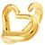 Autre Marque Anello a fascia cuore Tiffany & Co. in oro giallo 18K